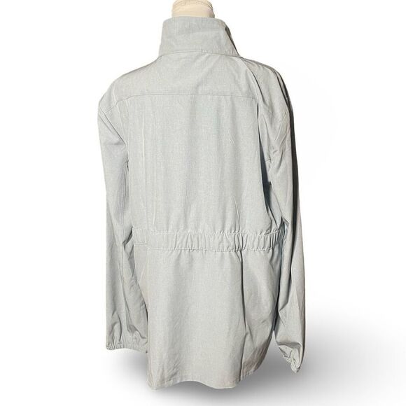 HANG TEN Women's UPF 50+ Water Repellant Hybrid Jacket, Light Blue, Size XL - Picture 11 of 12